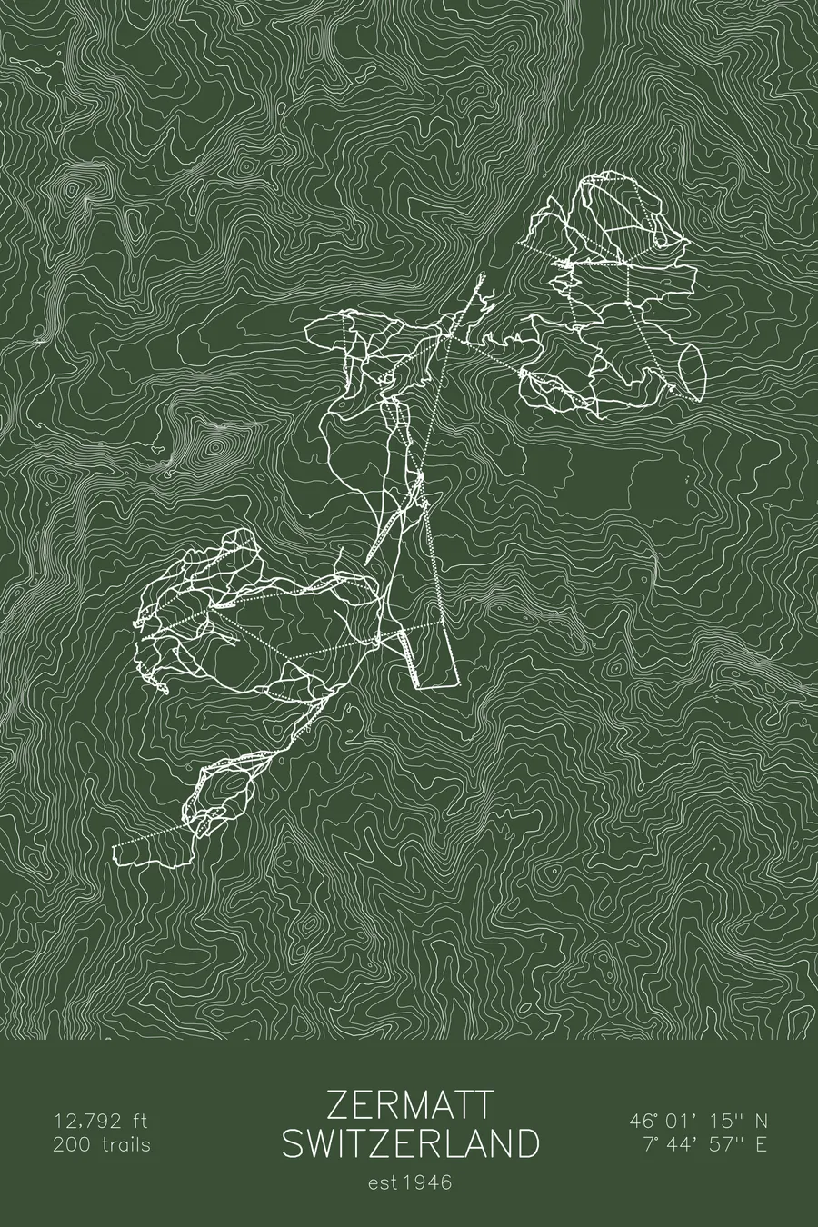 Zermatt, Green colorway