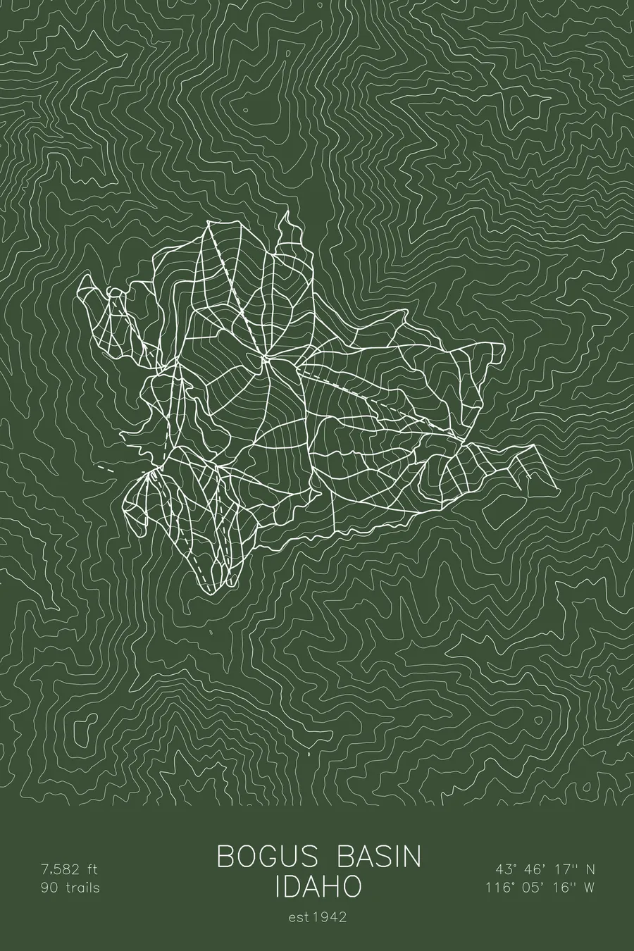 Bogus Basin, Green colorway