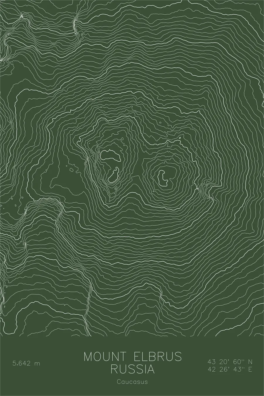 Mount Elbrus, Green colorway