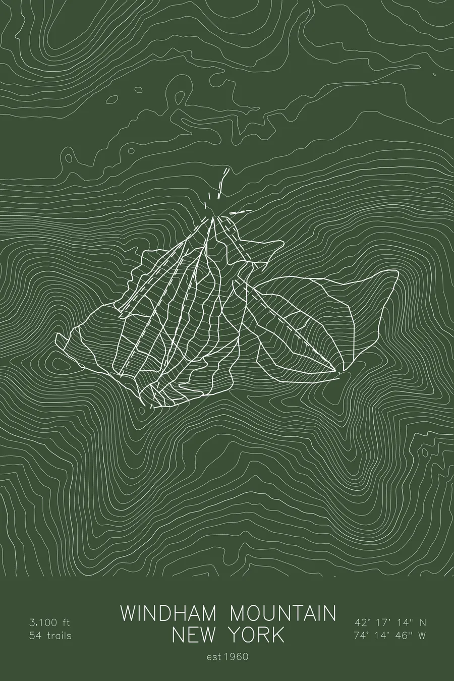 Windham Mountain, Green colorway