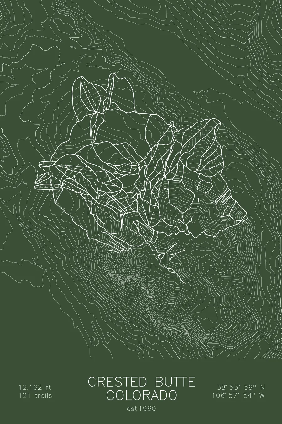 Crested Butte, Green colorway