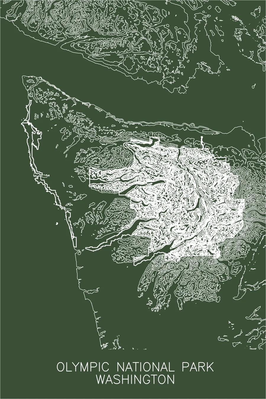 Olympic National Park, Green colorway