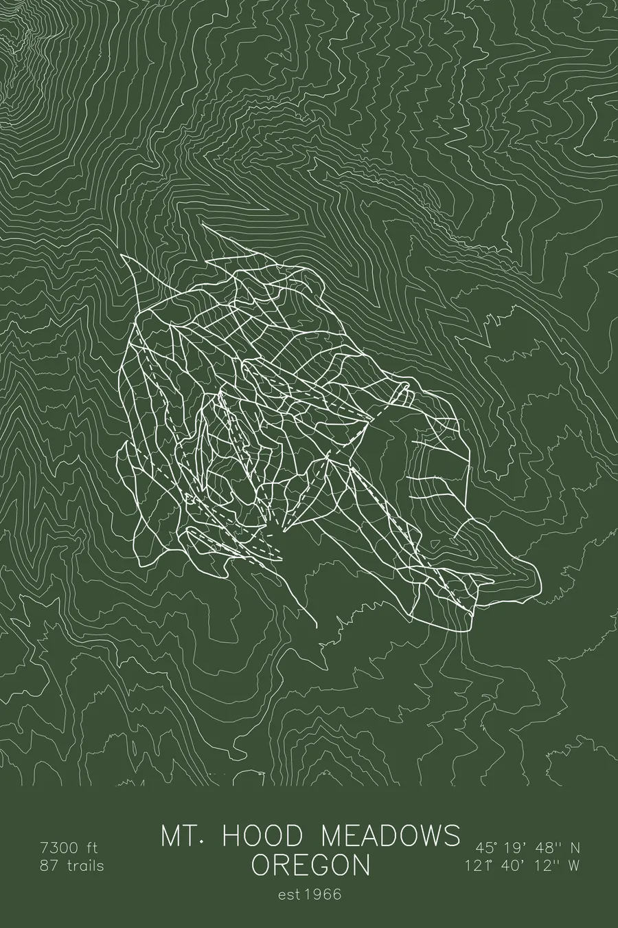 Mount Hood Meadows, Green colorway