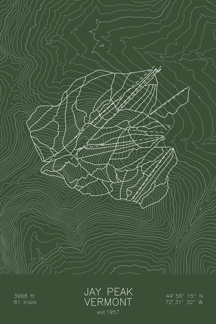 Jay Peak Resort, Green colorway