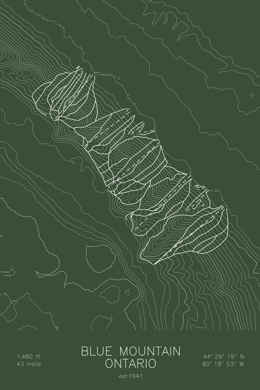 Blue Mountain, Green colorway