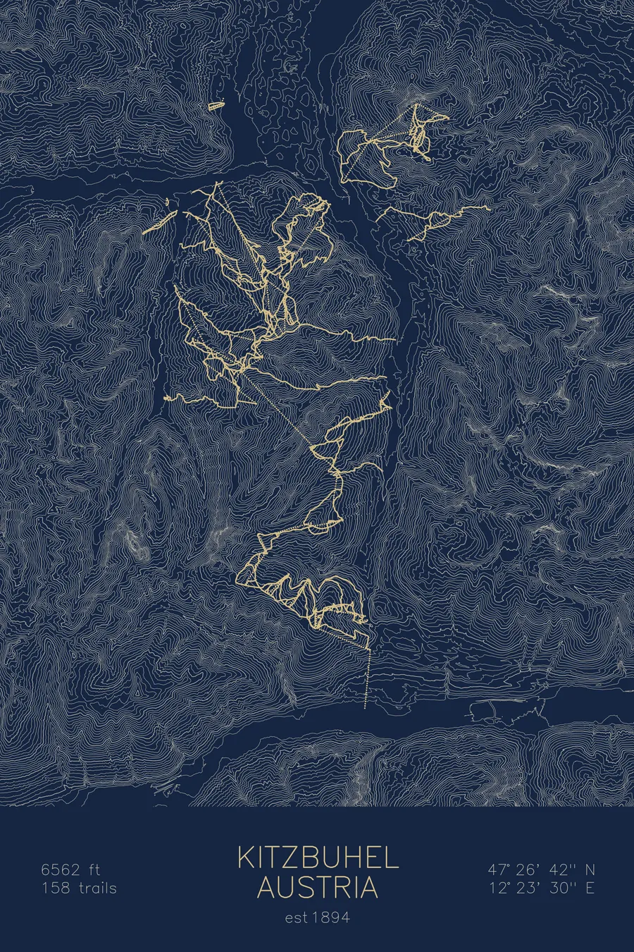 Kitzbühel, Navy colorway
