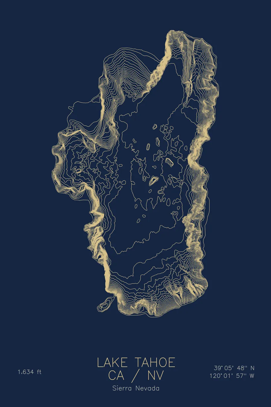 Lake Tahoe, Navy colorway