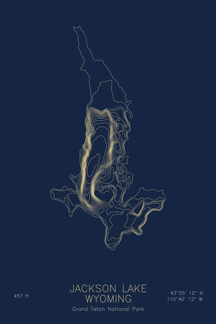 Jackson Lake, Navy colorway