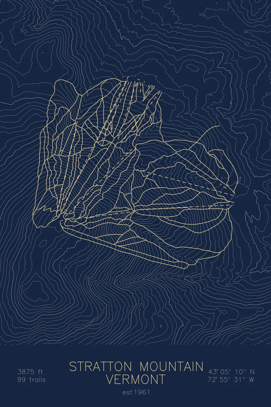 Stratton Mountain, Navy colorway