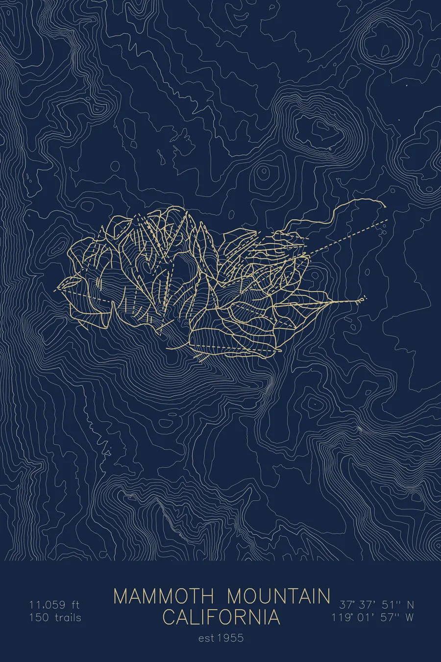 Mammoth Mountain, Navy colorway