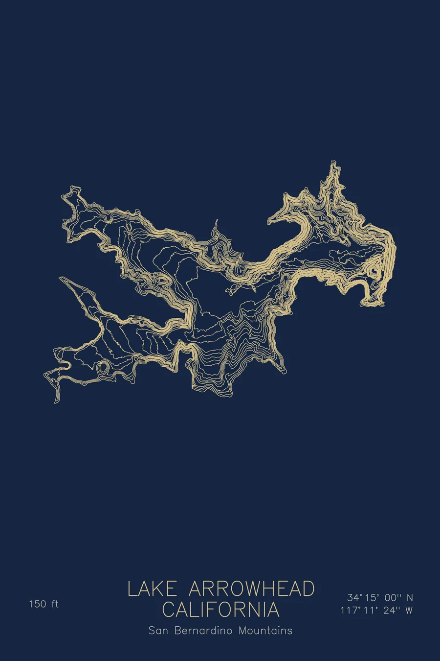 Lake Arrowhead, Navy colorway