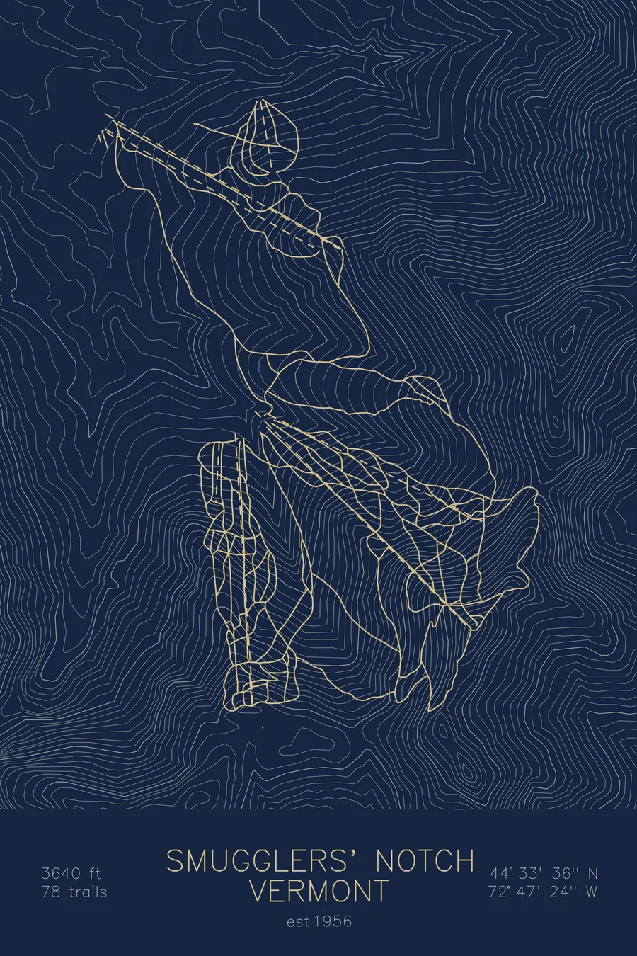 Smugglers' Notch, Navy colorway