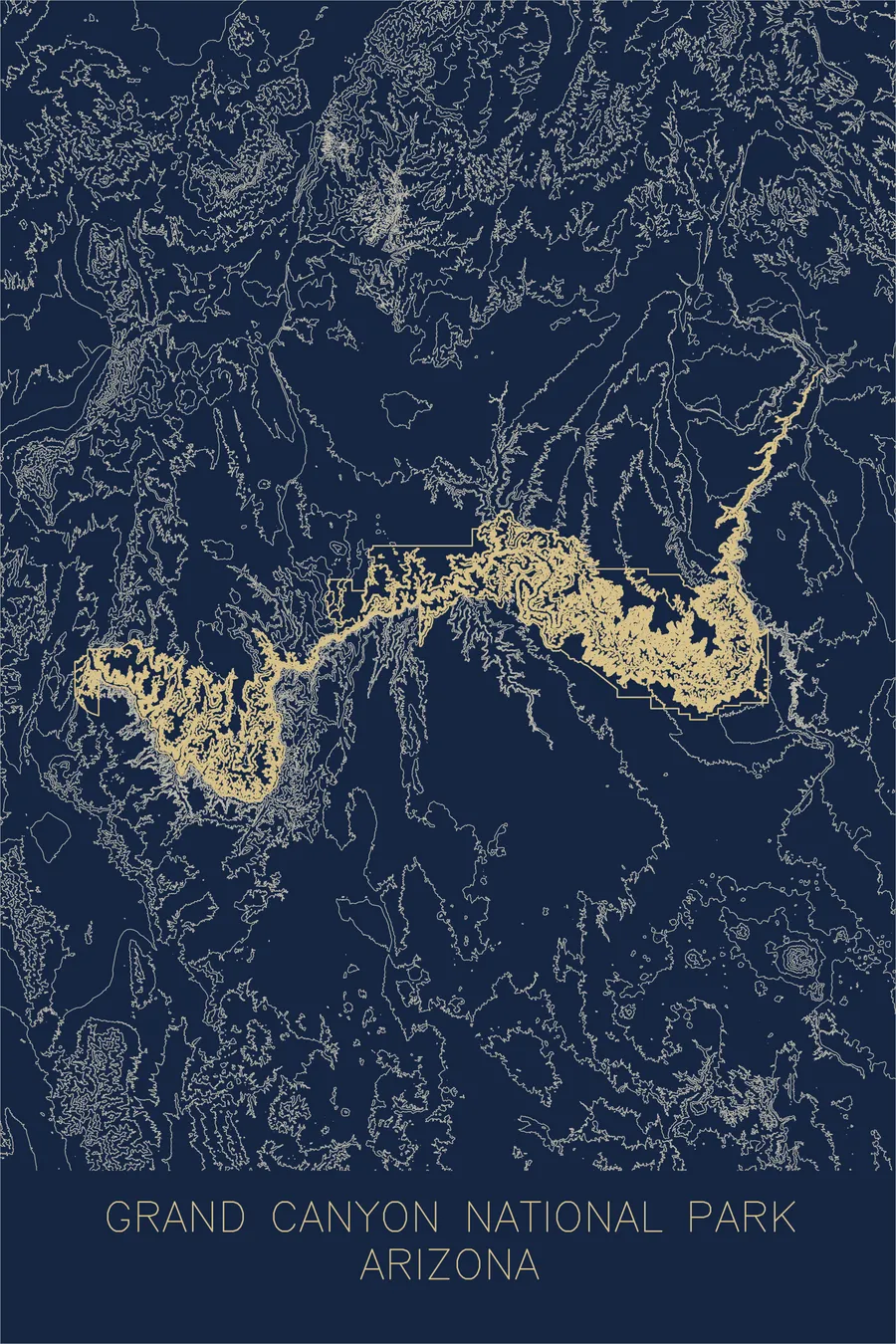 Grand Canyon National Park, Navy colorway