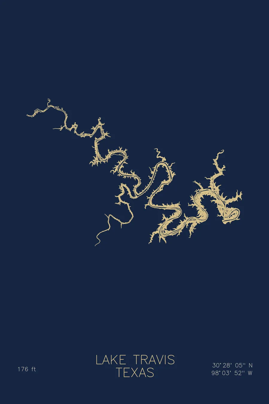 Lake Travis, Navy colorway