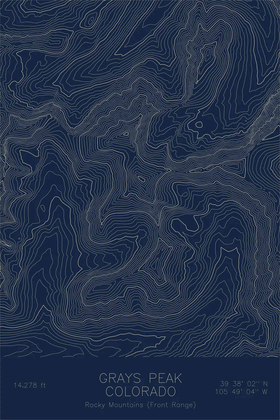 Grays Peak, Navy colorway