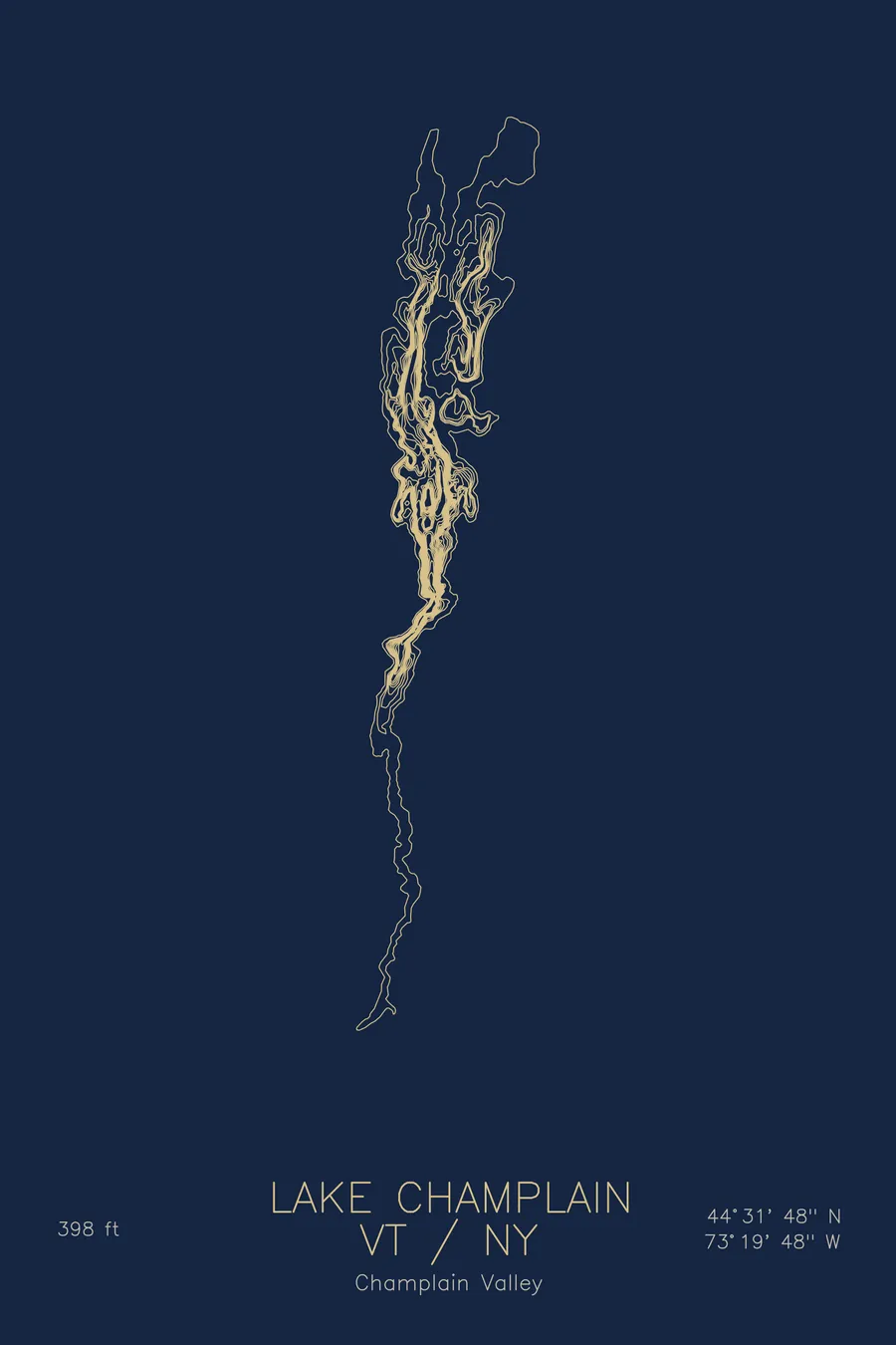 Lake Champlain, Navy colorway