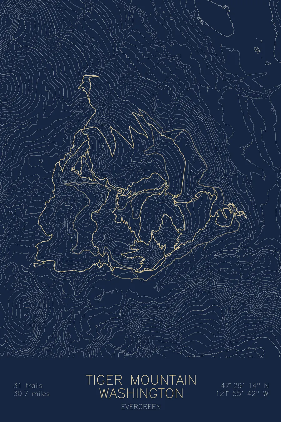 Tiger Mountain, Navy colorway