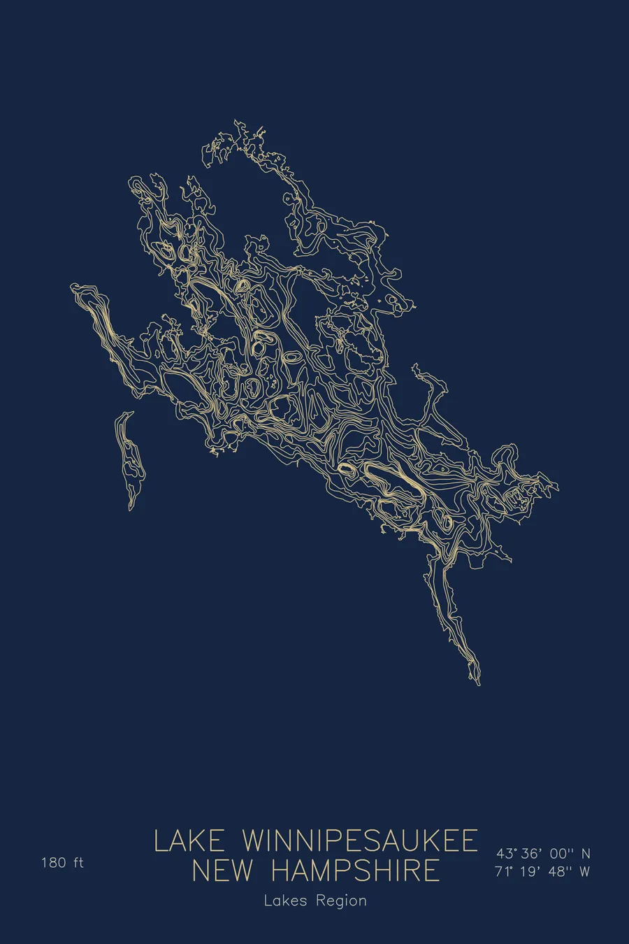 Lake Winnipesaukee, Navy colorway