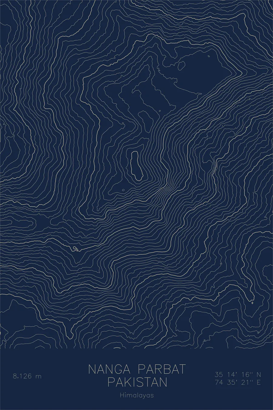 Nanga Parbat, Navy colorway