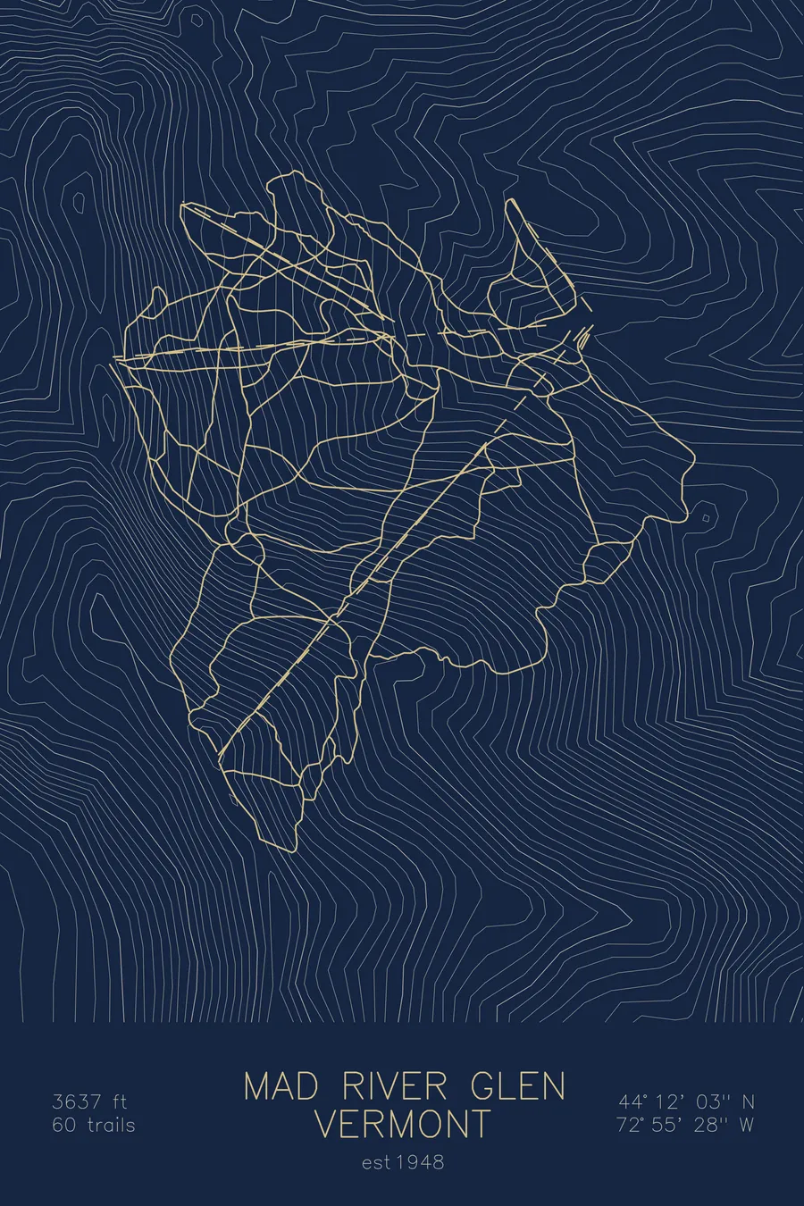 Mad River Glen, Navy colorway