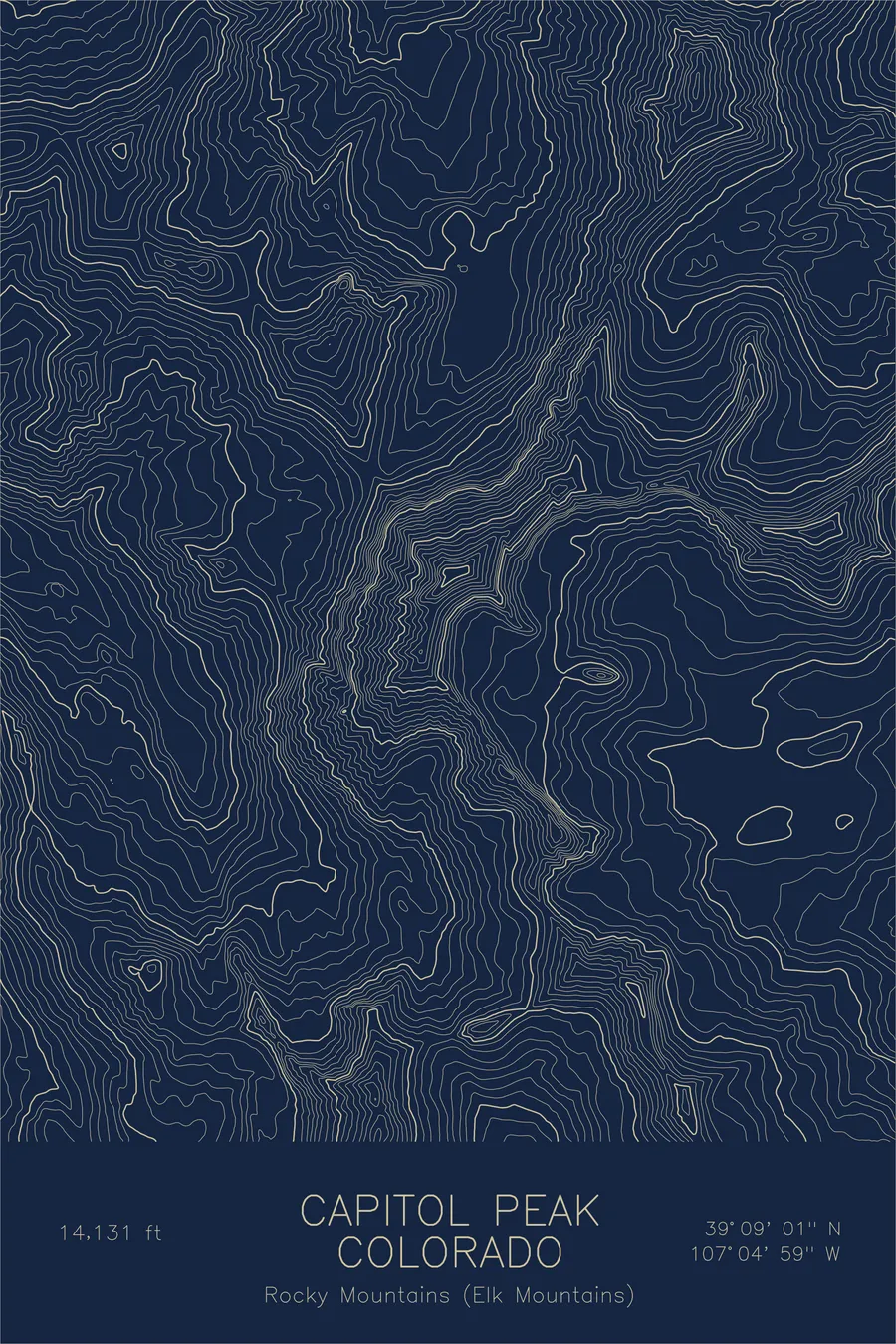 Capitol Peak, Navy colorway