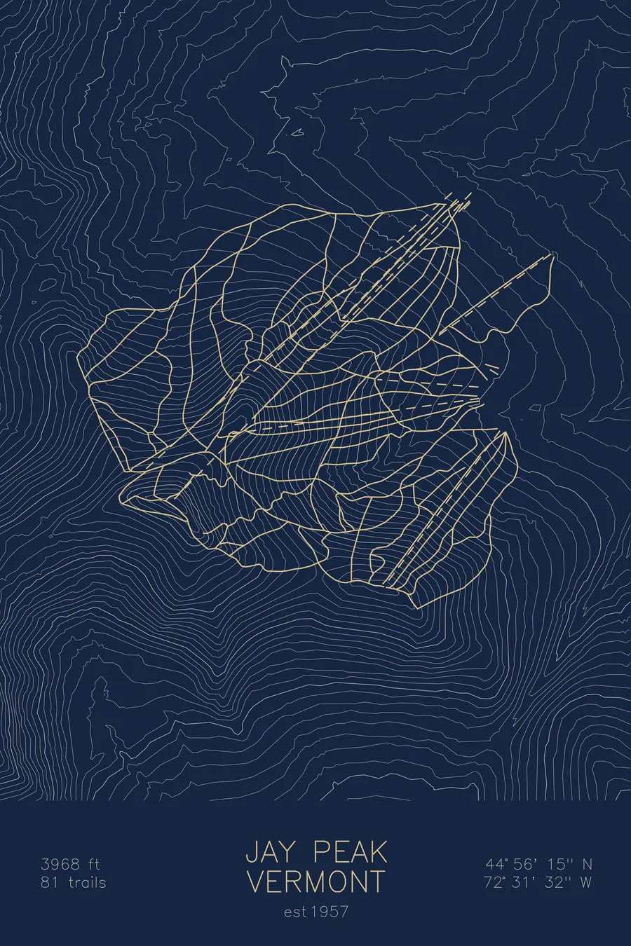 Jay Peak Resort, Navy colorway