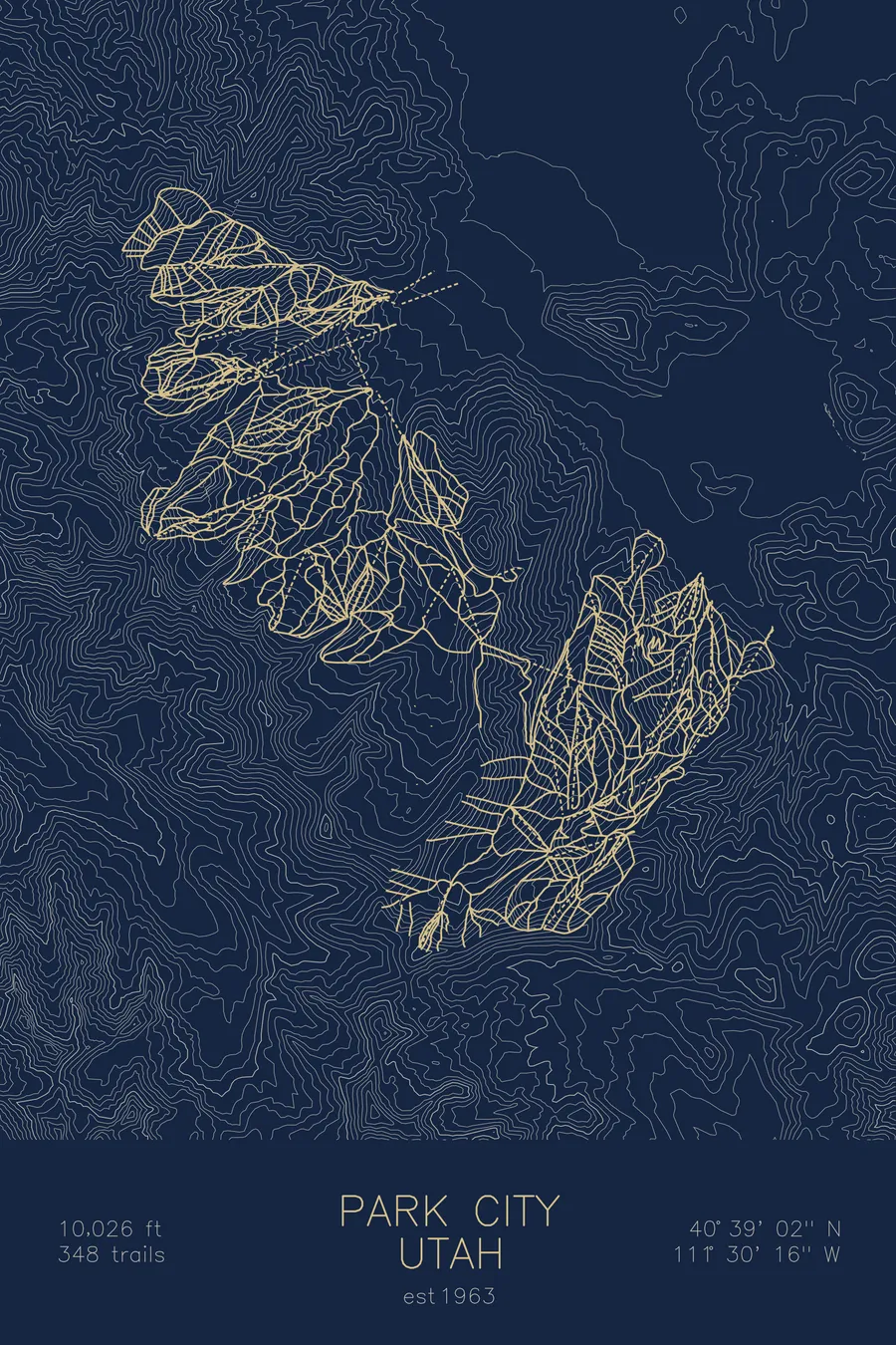Park City, Navy colorway