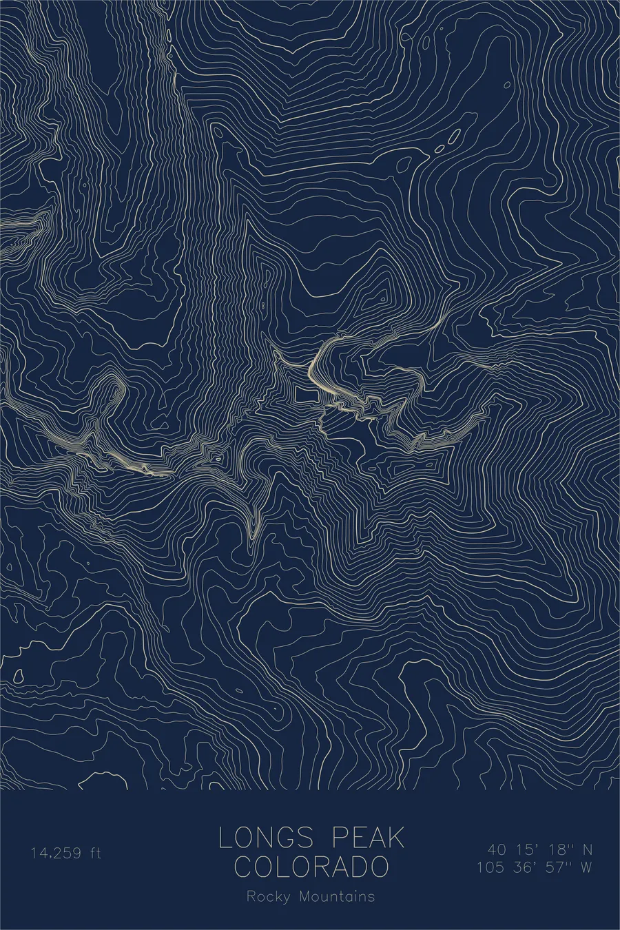 Longs Peak, Navy colorway