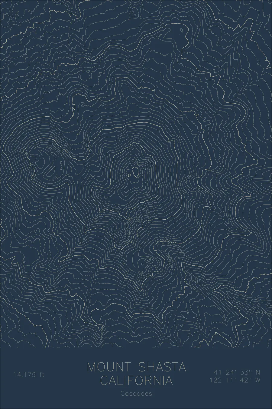 Mount Shasta — Navy