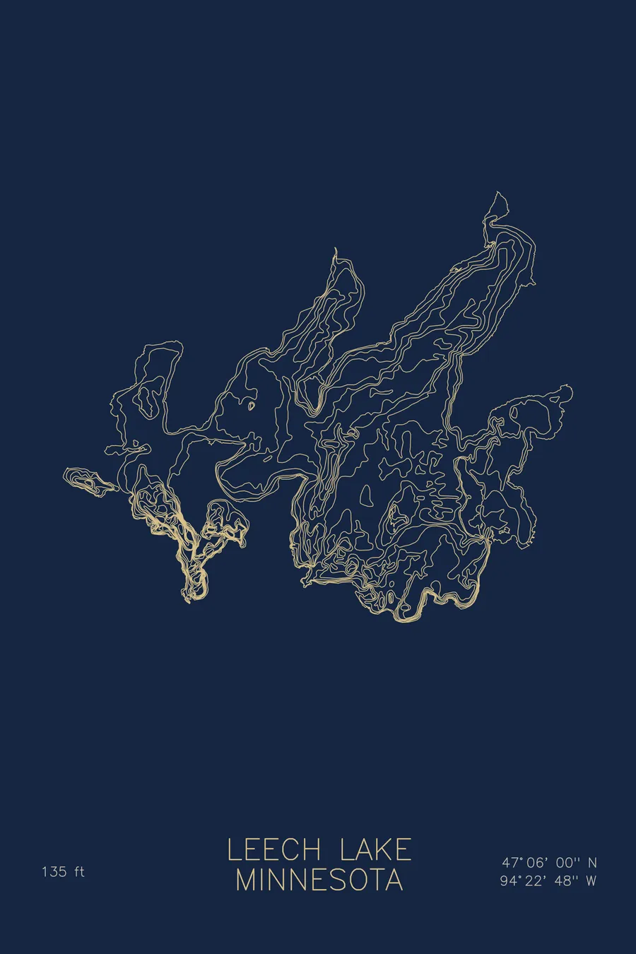 Leech Lake, Navy colorway