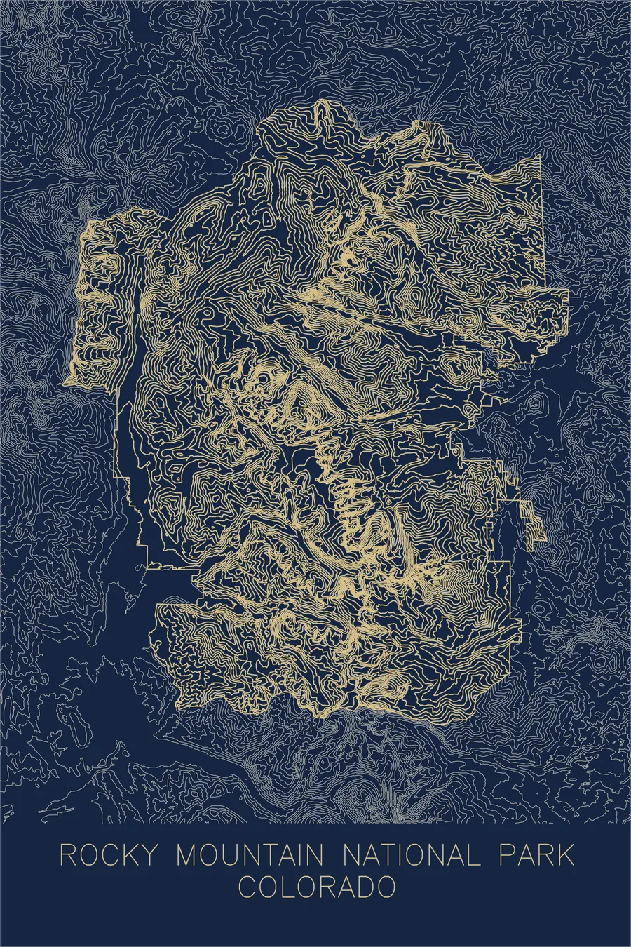 Rocky Mountain National Park, Navy colorway