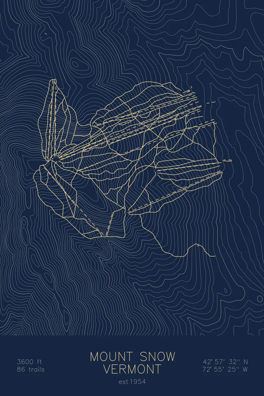 Mount Snow, Navy colorway