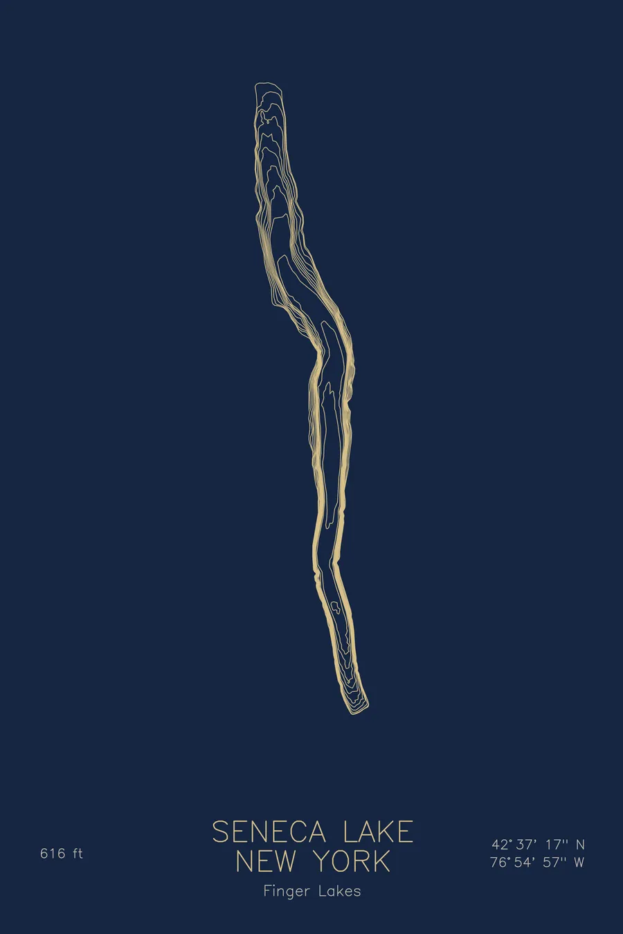 Seneca Lake, Navy colorway