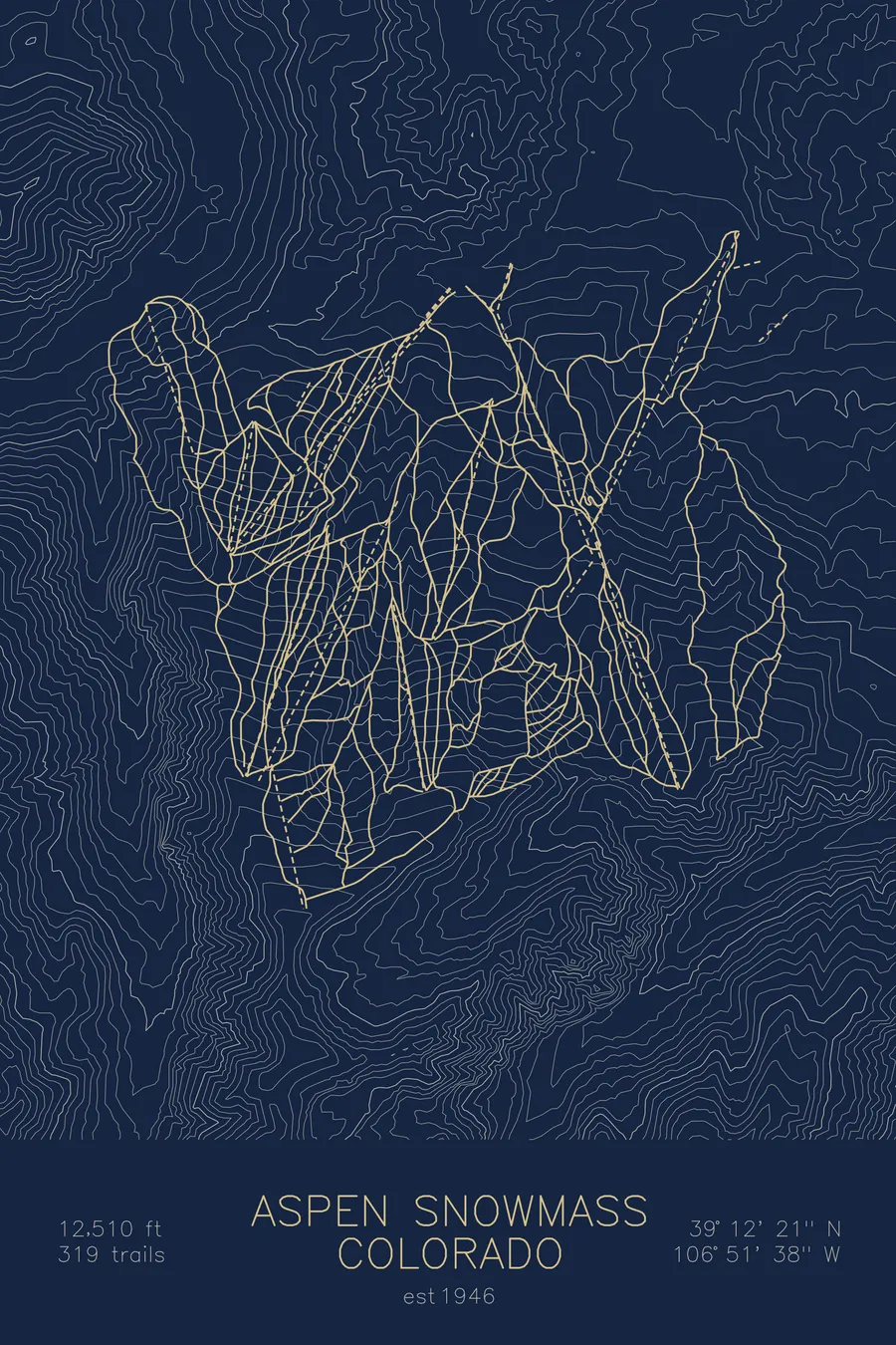 Aspen Snowmass, Navy colorway