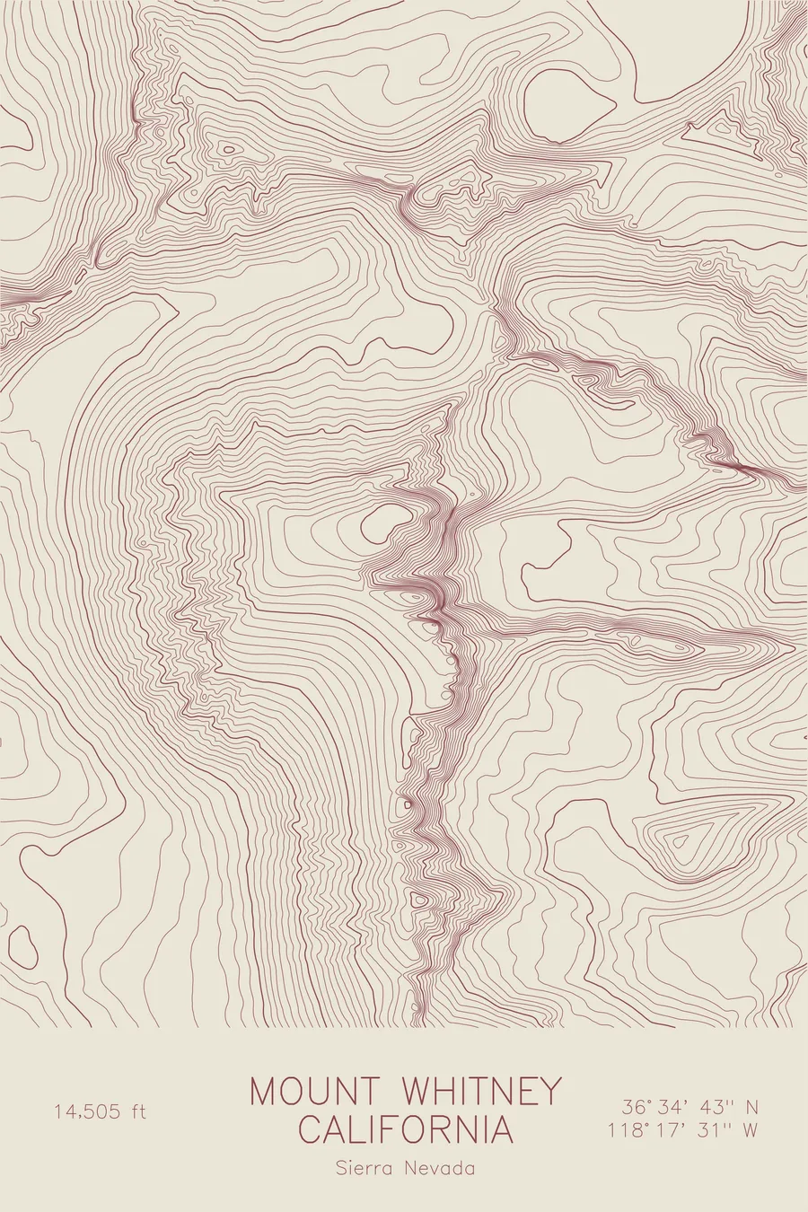 Mount Whitney, Tan colorway