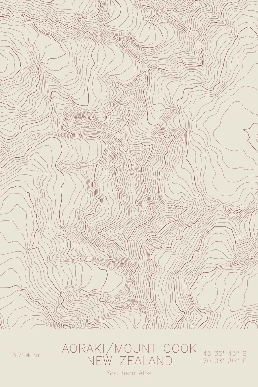 Aoraki/Mount Cook, Tan colorway