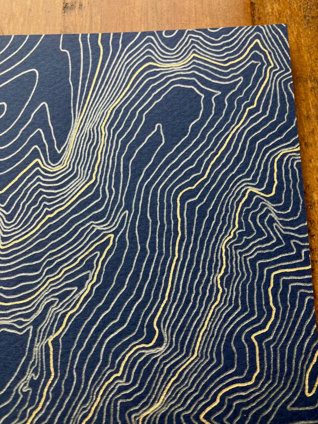 Flow Line Maps print on a wall – photo 2